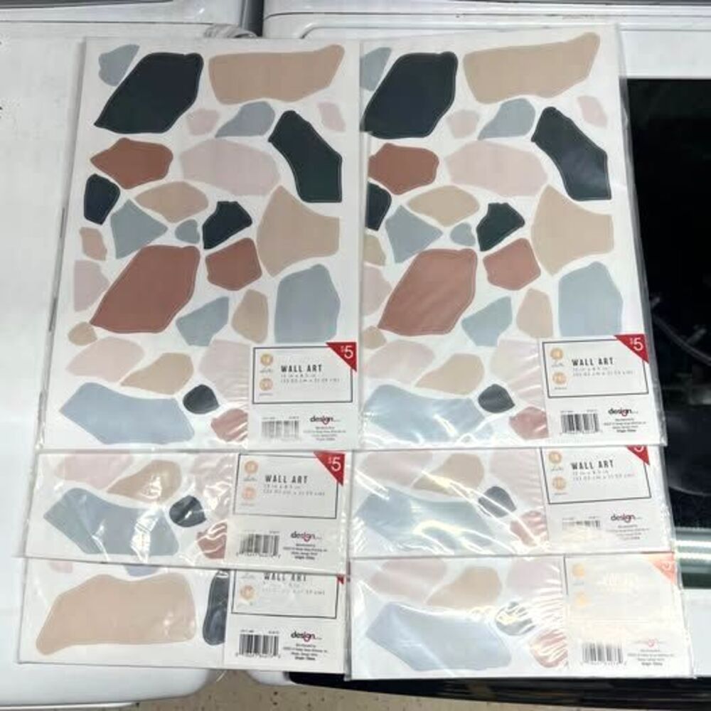 Target Modern Boho Abstract Wall Decals Shapes 6 pkg Nursery Dorm Apartment
